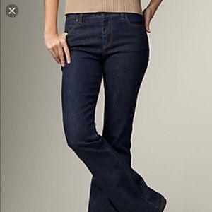 New Talbots boot cut jeans size 26/2